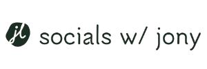 Socials w Jony logo